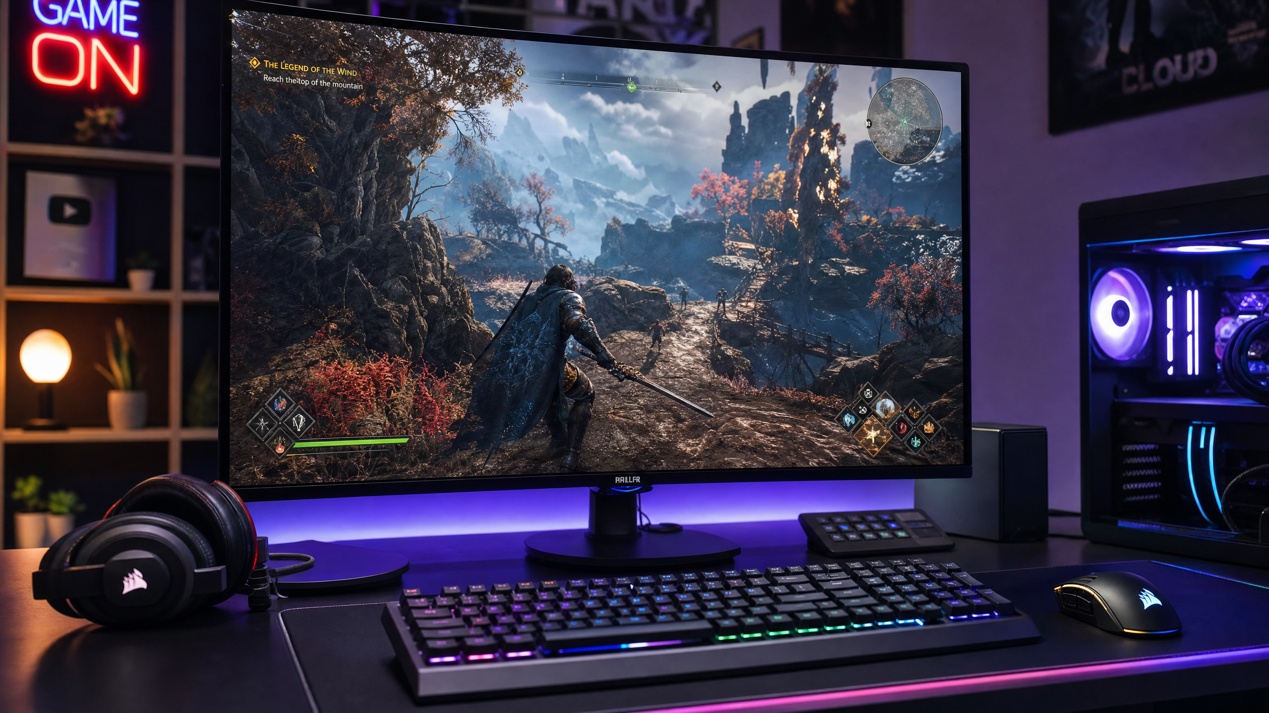 Featured game review setup